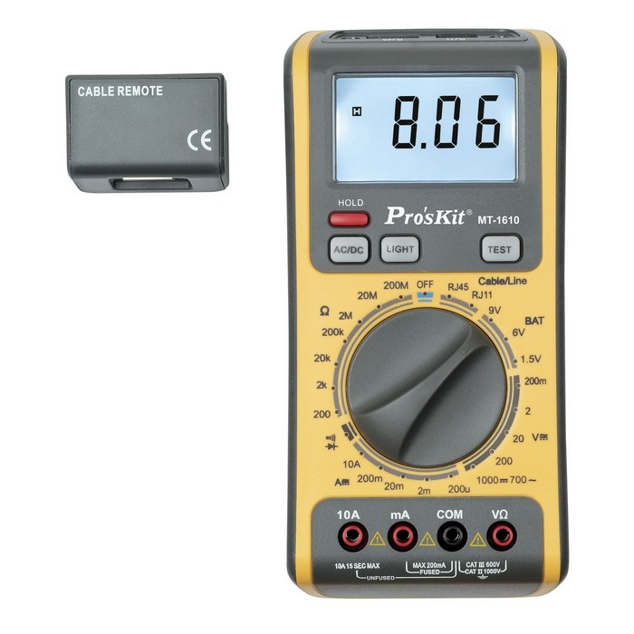PROSKIT MT-1610 3 In 1 Network Digital Multimeter - Click Image to Close